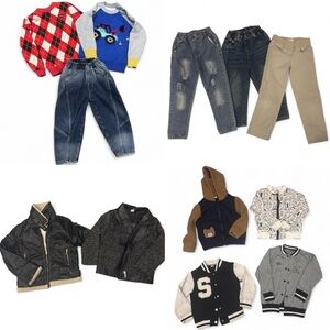 Kids' Clothing Bundle - Jackets, Pants, and Sweaters Big Bundle! Retail $300 all